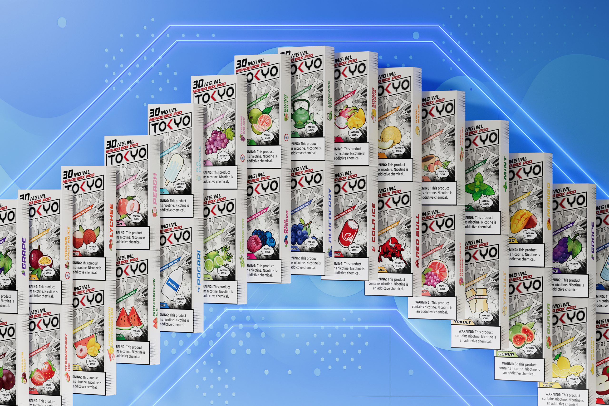 TOKYO MOHOO BOX 東京魔盒煙彈｜大容量換彈式主機・買三盒加150送主機・台灣電子菸批發