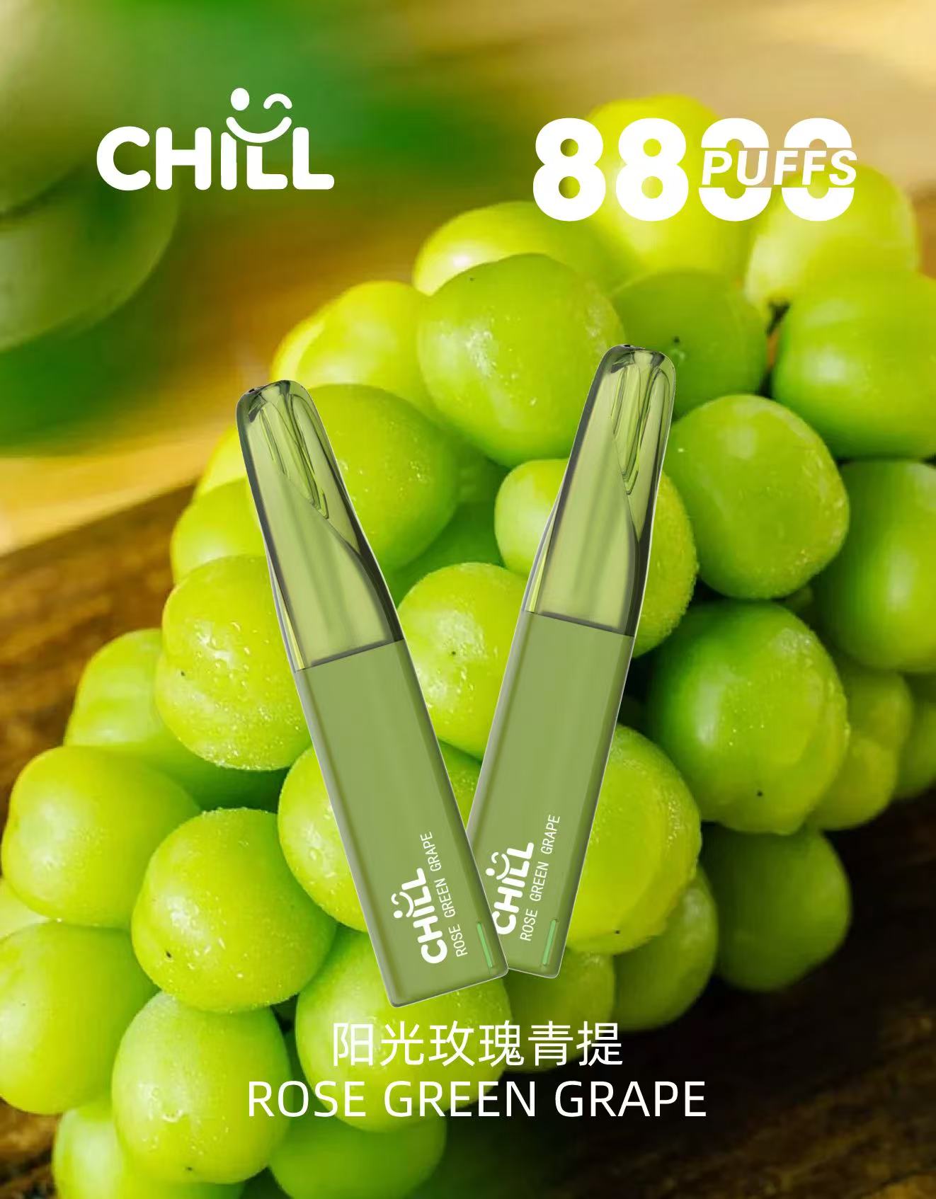 始祖鳥CHILL 8800口隨身電子煙｜口數紮實×輕巧機身免充電免添油